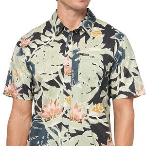 NWT Volcom Warbler Print Button Up Men's Shirt Size Small